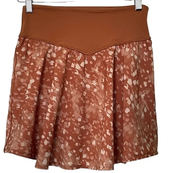 Offline By Aerie Skort M Tennis Golf Pocket On Waistband Burnt Orange - Picture 8 of 8